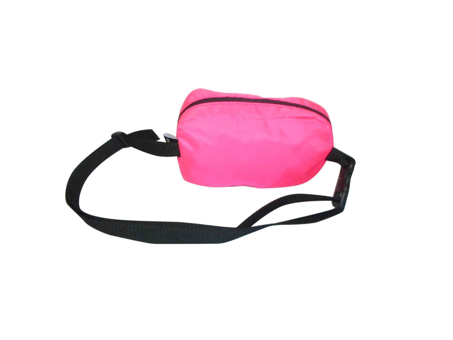 Adjustable Waist Pack Fanny Pack - Crossbody Belt Bag for Men & Women - Made in USA - Neon Pink - Perfect for Travel, Hiking & Running
