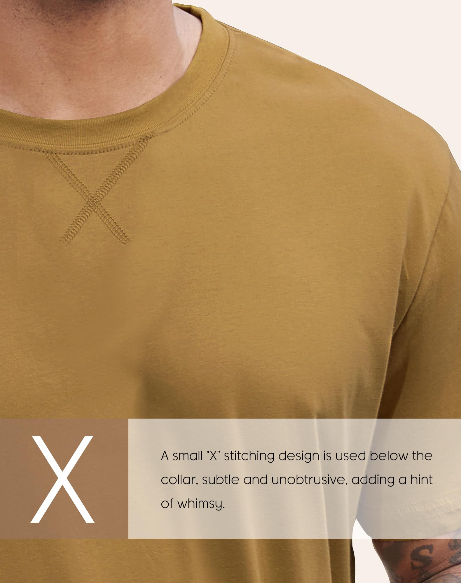 3 Pack Men's 100% Cotton Longline T-Shirts - Crewneck Basic Casual Tee Shirt with Long Drop Cut for Everyday Wear, Street Style & Layering