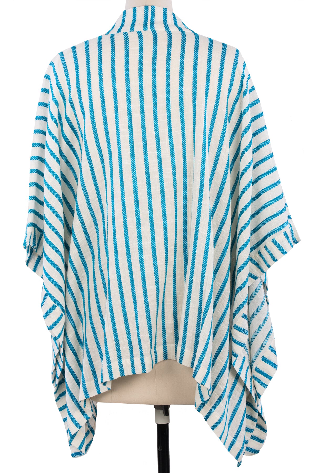 Lightweight Striped Cotton Kimono Cover Up - Beachwear, Poolside, Summer Vacation & Boho Outfit Essential