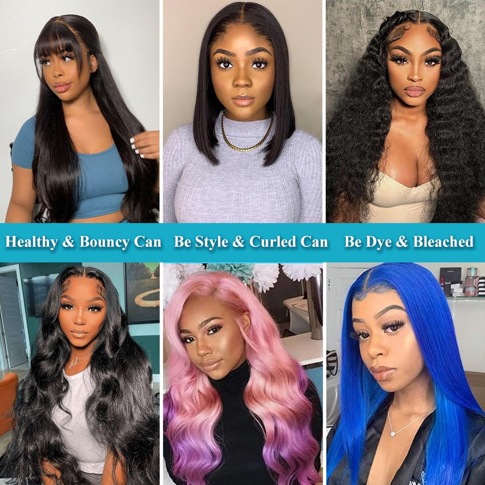 ALLRUN 100% Unprocessed Brazilian Virgin Raw Hair Bundles - 18 20 22 24 Inch Straight Human Hair Extensions (4 Bundles) Natural Black Color for Styling, Weaving & Volume Boost - Perfect for Daily Wear, Parties & Special Occasions