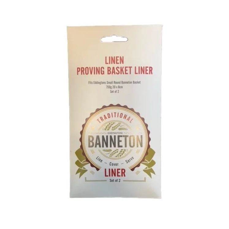 Eddingtons Small Round Proving Basket Liner - 2 Pack | Banneton Bread Proofing Basket Liner for Sourdough Baking | Perfect for Artisan Bread Making at Home