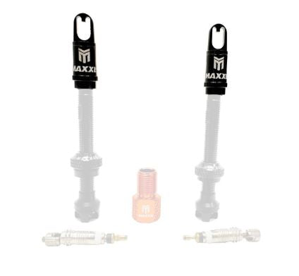 Maxxis MaxxOut Tubeless Valves - High Performance Bike Tire Valves for MTB & Road Bikes | Perfect for Off-Road Cycling & Commuting