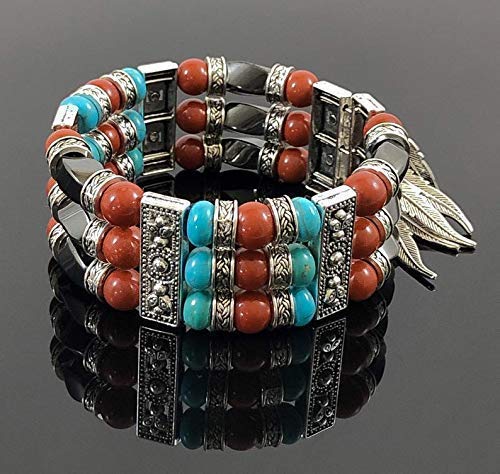 Bohemian Cuff Bracelet for Women - Handmade Beaded Southwestern Style Jewelry - Perfect for Festival, Beach, and Boho Fashion Outfits