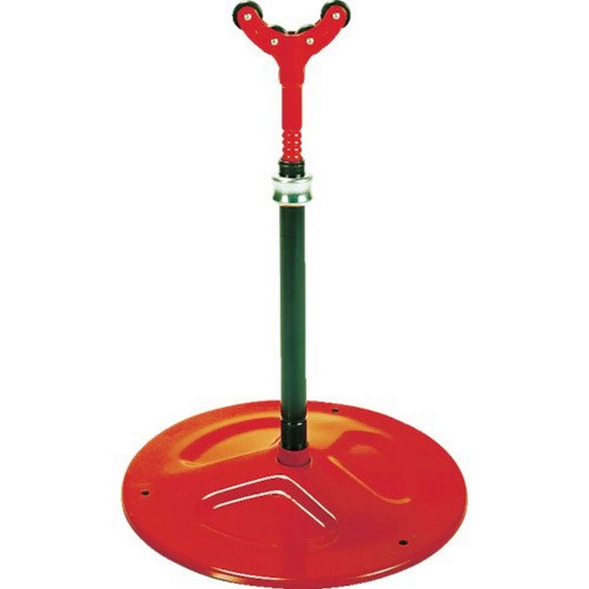 Ridgid 42505 Adjustable Pipe Support - Heavy Duty Metal Pipe Hanger for Plumbing, HVAC, and Construction - Perfect for Securing Pipes in Basements, Garages, and Industrial Settings