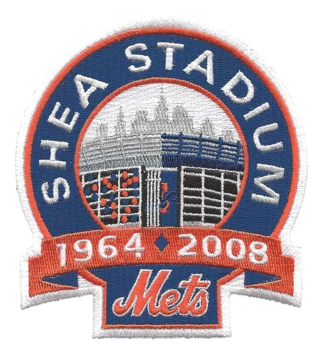 New York Mets 4 Shea Stadium Final Season Patch - Authentic MLB Baseball Jersey Patch for Collectors & Fans - Perfect for Jerseys, Caps & Memorabilia Display