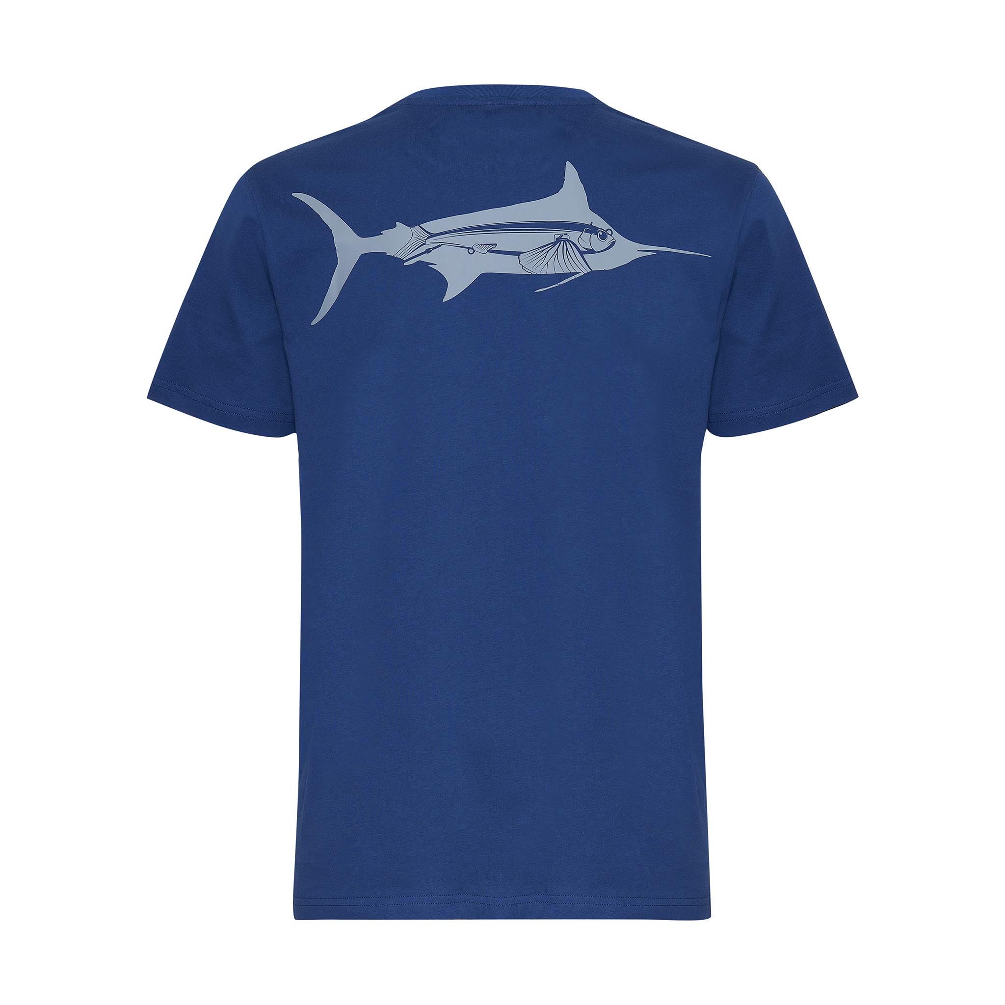 Premium Marlin Silhouette Graphic T-Shirt for Men & Women - Comfortable Cotton Tee for Fishing Enthusiasts & Outdoor Adventures
