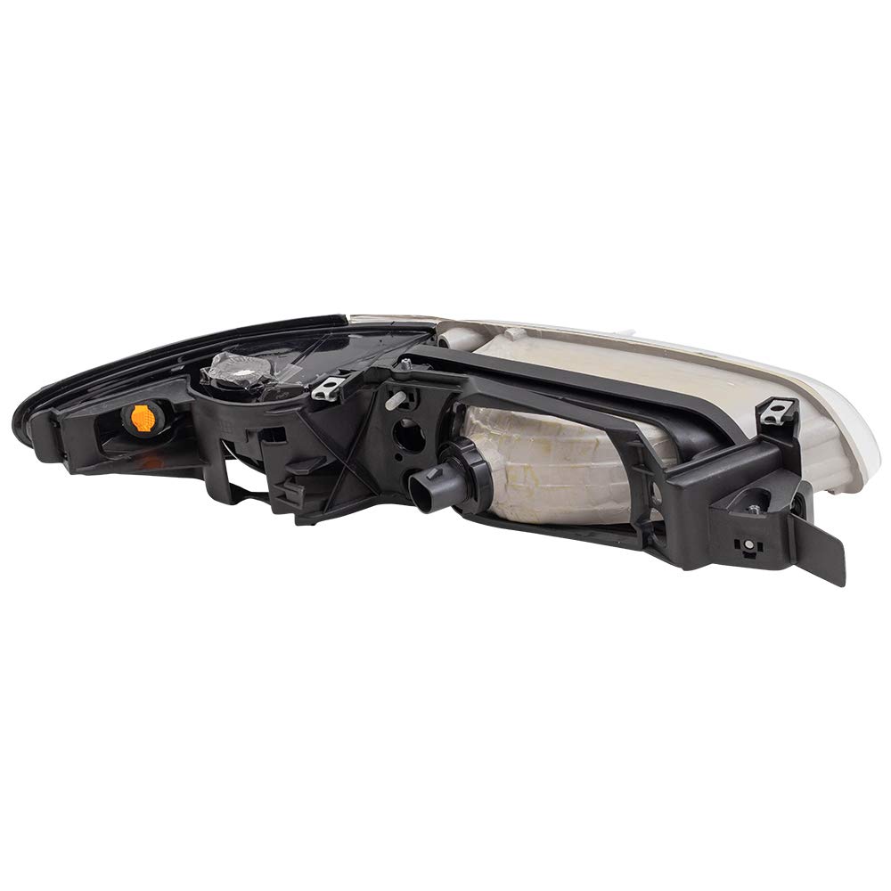 Brock Replacement Driver and Passenger Halogen Headlight Set - Compatible with 1997-2003 Pontiac Grand Prix | High-Performance Lighting for Night Driving & Enhanced Visibility