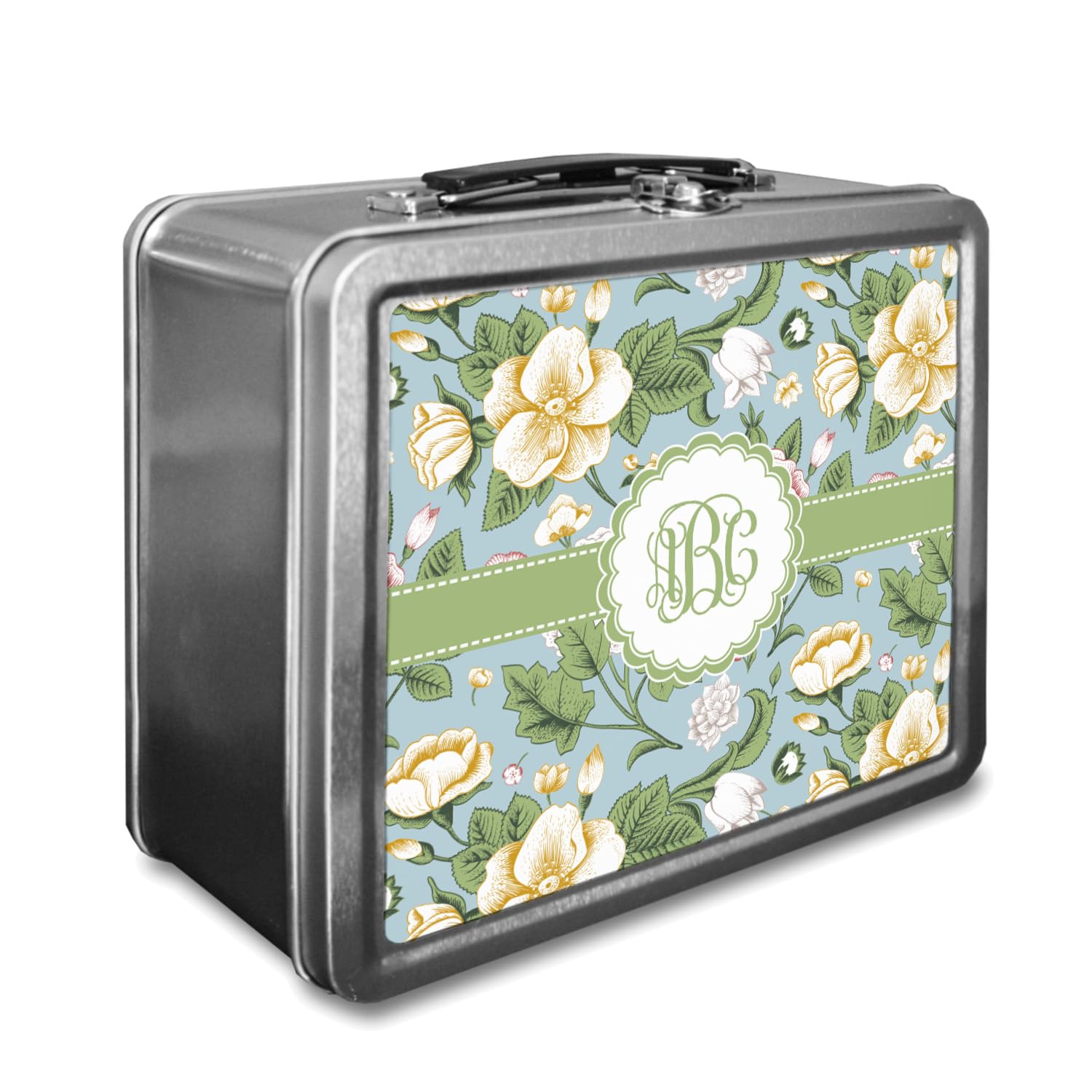 Vintage Floral Lunch Box - Personalized Insulated Tote for Women & Kids - Perfect for School, Work, Picnics & Outdoor Activities
