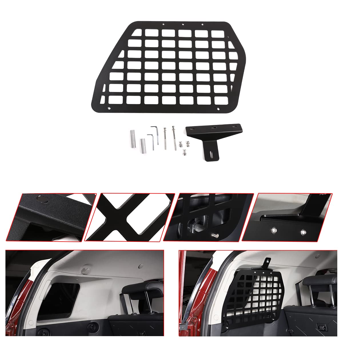 HappyHorse Trunk Organizer for Toyota FJ Cruiser 2007-2021 - Left Side Storage Compartment Box for Car Accessories & Sundries | Perfect for Road Trips & Outdoor Adventures