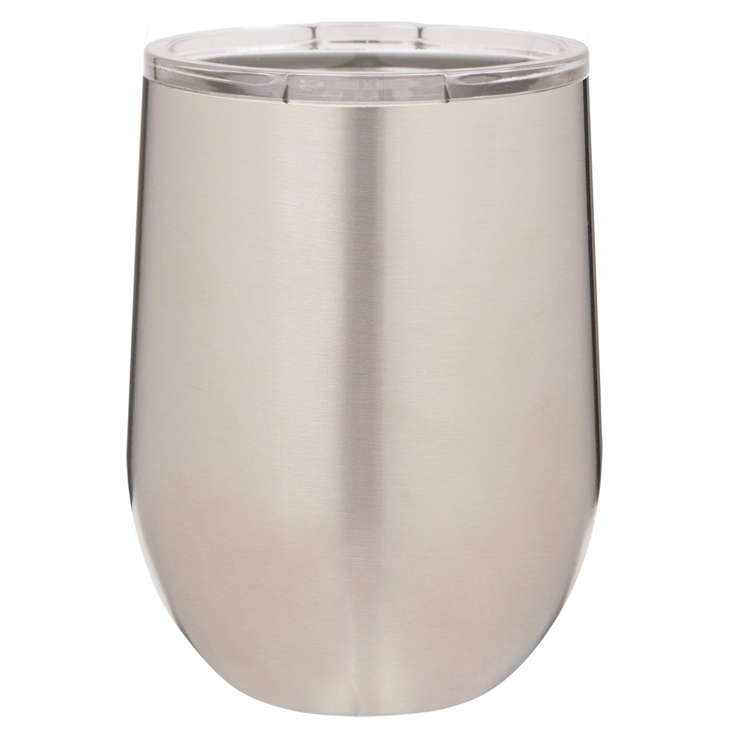 Clear Water Home Goods - Pack of 24 Bulk - 12 oz Stainless Steel Wine Tumblers with Lid, Stemless Vacuum Insulated Double Wall 18/8 - Perfect for Parties, Picnics, and Outdoor Events - Durable & Stylish Drinkware for Home or Office Use