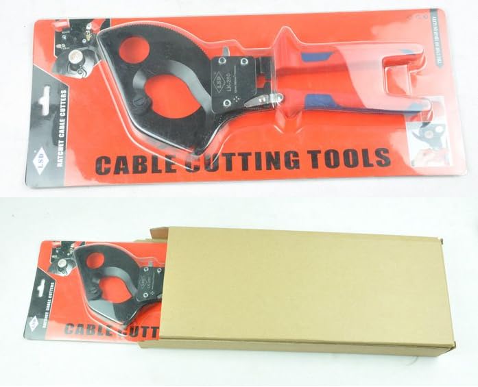 Heavy Duty Ratchet Cable Cutter - Professional Wire Cutting Tool for 380mm² Cables | Ideal for Electricians, Construction & DIY Projects