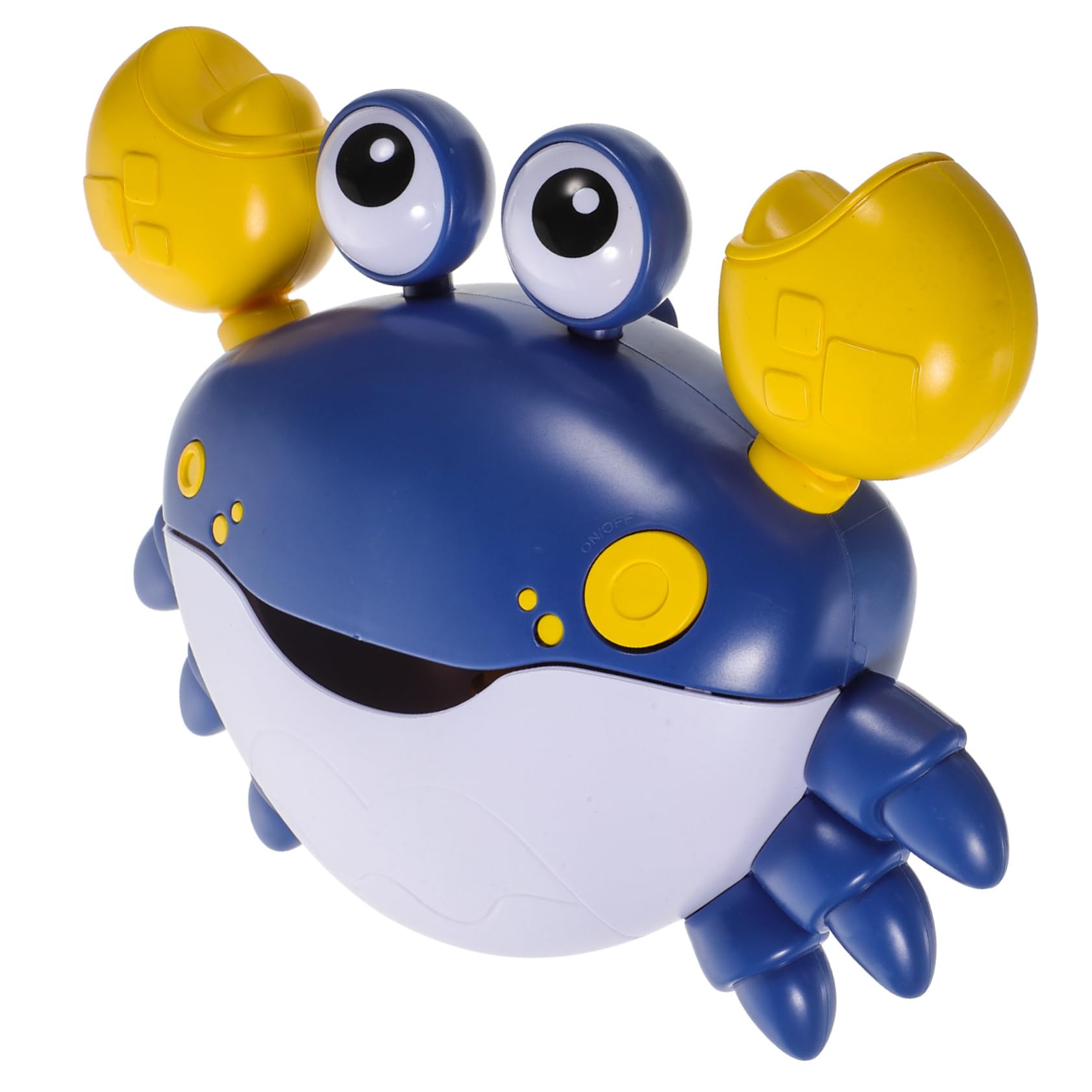 FAVOMOTO 3-Piece Crab Bubble Machine Bath Blower Toy Set - Fun Bathtub Bubble Maker for Kids - Durable Plastic Bath Toys for Toddlers & Children - Perfect for Bathtime Play, Pool Parties & Sensory Play