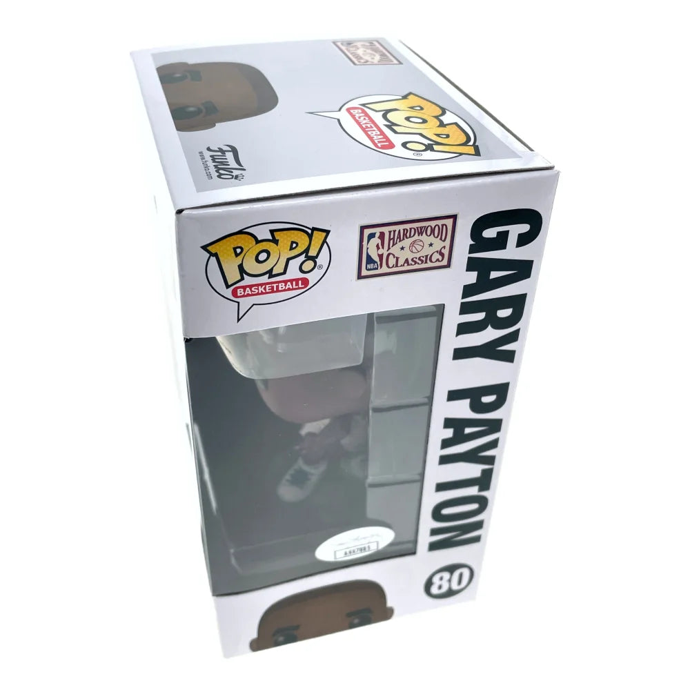 Gary Payton Autographed Funko Pop Vinyl Figure - Seattle SuperSonics #80 with JSA COA - Signed Memorabilia for NBA Fans & Collectors | Perfect for Display, Gifts, and Sports Memorabilia Collections