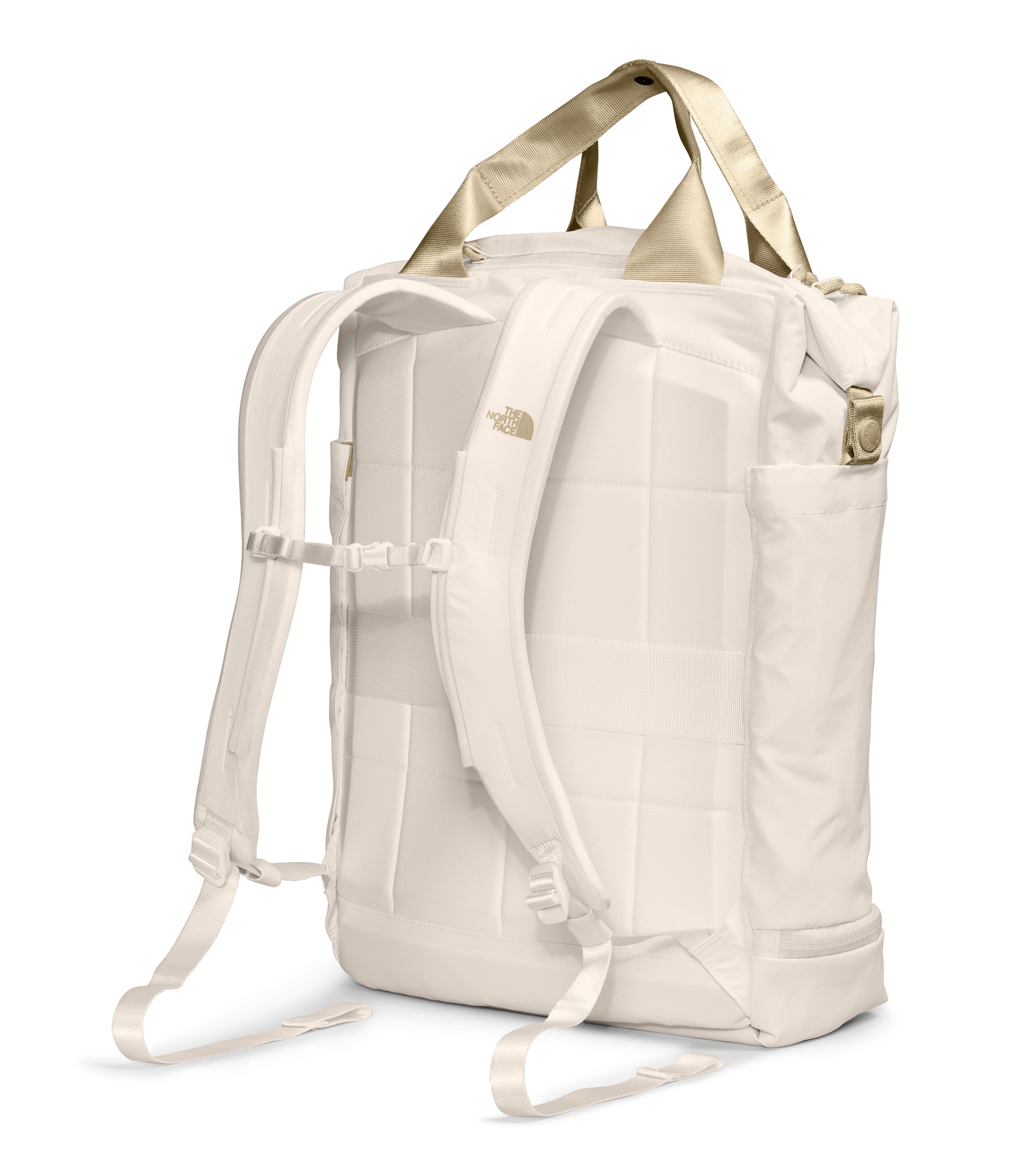 The North Face Women's Never Stop Utility Pack - Lightweight Hiking Backpack for Outdoor Adventures, Travel & Daily Use (Gardenia White/Gravel, One Size) - Perfect for Camping, Commuting & Work