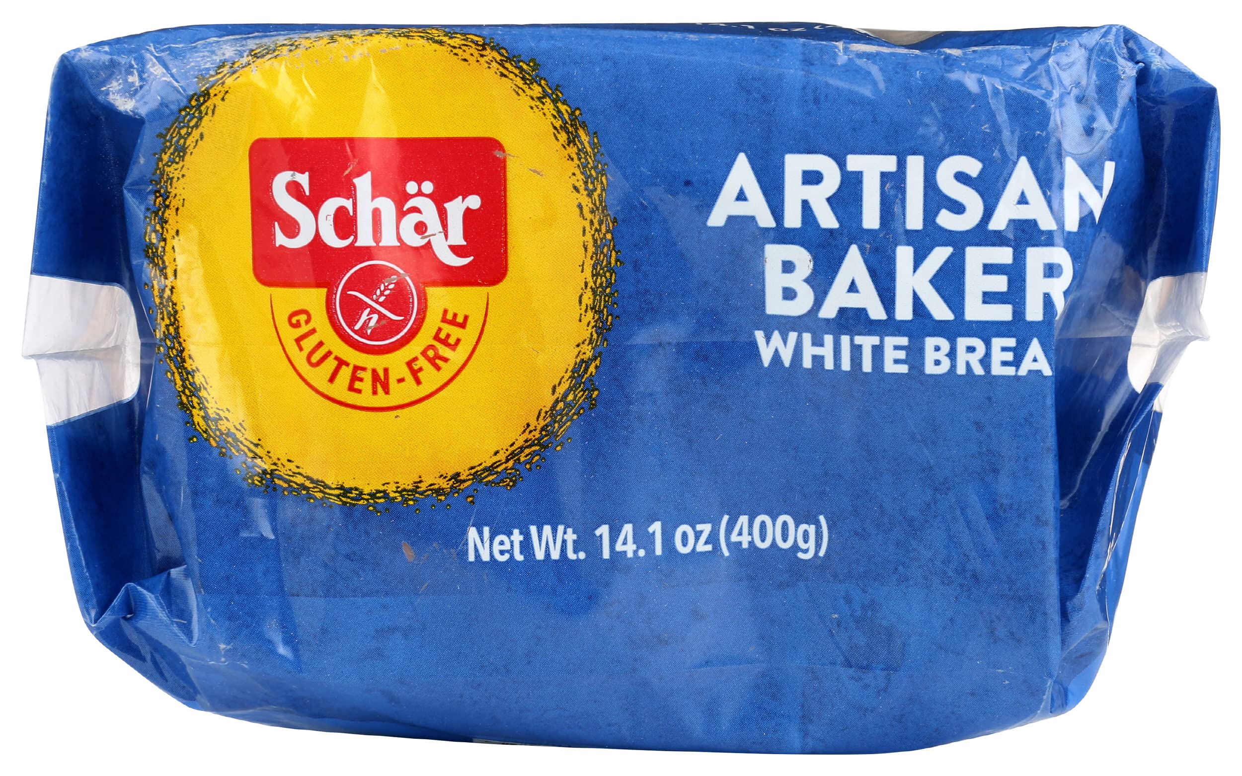 Schar Artisan White Bread - Gluten Free, 14.1 oz (Pack of 1) | Soft & Delicious Allergy-Friendly Bread for Sandwiches, Toast & Baking