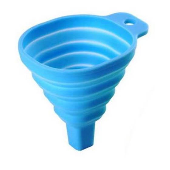 Large Collapsible Funnel for Kitchen, Garage & DIY - HOME ESSENTIALS Durable Plastic Folding Funnel (Model 91250) - Perfect for Oil Transfer, Auto Fluids & Home Brewing