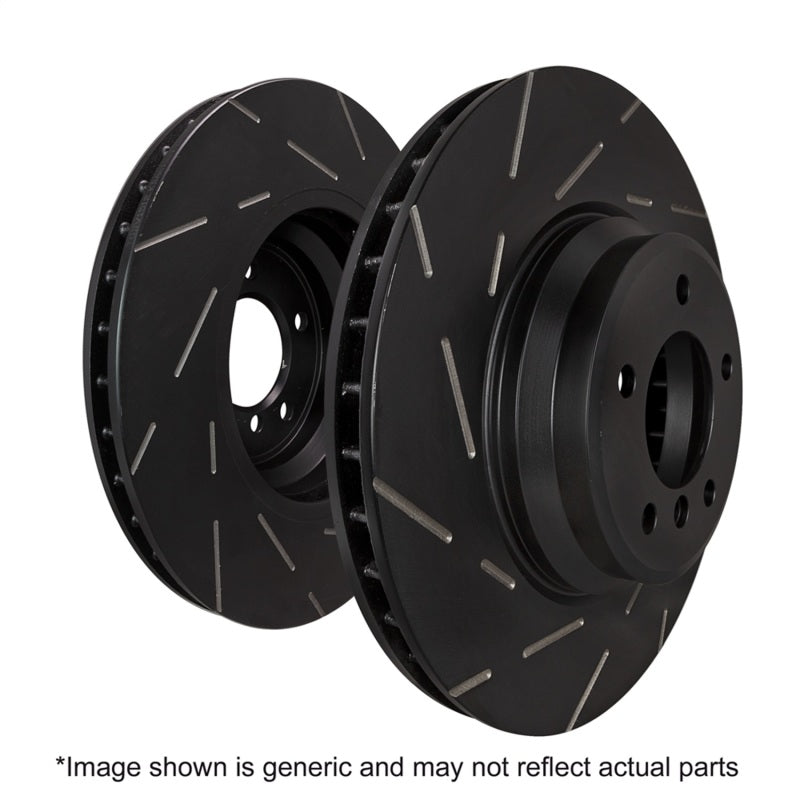 EBC 01 02 Toyota Sequoia 4.7L USR Slotted Front Brake Rotors - High Performance Drilled & Slotted Brake Discs for Off-Roading, Towing & Daily Driving