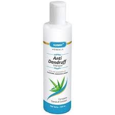 Bakson Sunny Anti Dandruff Shampoo for Men & Women - 150ml Flakes Treatment & Scalp Care - Natural Itchy Scalp Relief for Daily Use at Home or Travel