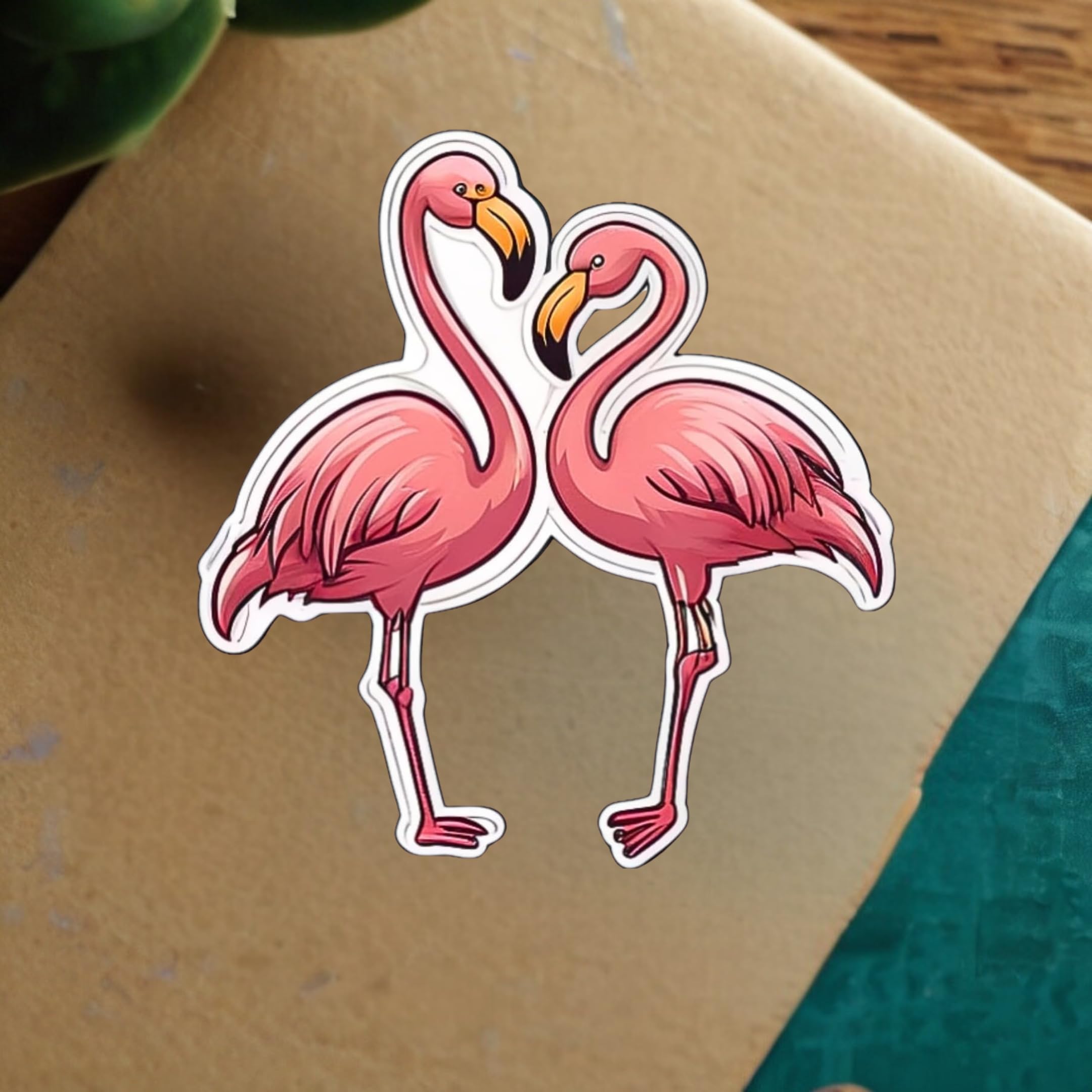 QUONDAM - 3 Pack 3'' Crane Stickers, Cute Animal Art Decals for Laptop, Water Bottle, Skateboard, Car, Phone - Wild Animal Theme Vinyl Stickers for Kids, Friends, DIY Crafts - Perfect for School, Office, Travel & Gifts