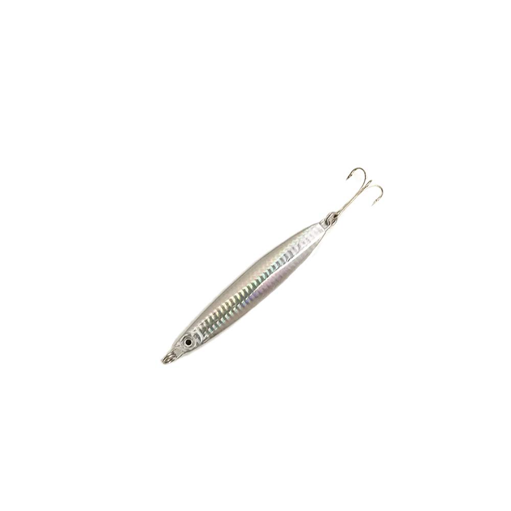 Colt Sniper Jigs Fishing Lures - 8-Piece 80g White Knife Jig Set for Saltwater & Freshwater Fishing - Perfect for Trolling, Casting, and Vertical Jigging