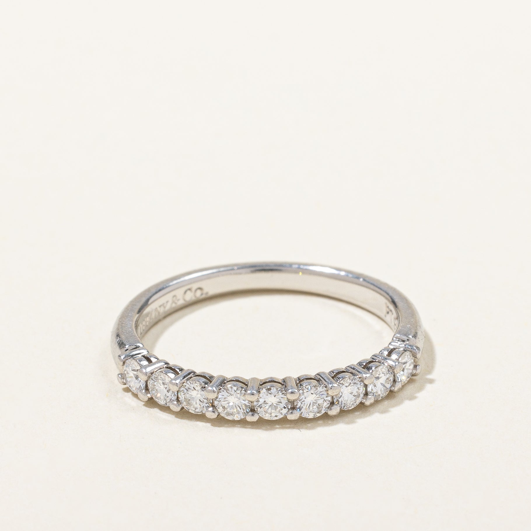 Tiffany & Co Diamond Ring 0.27 Carat Total Weight Size 3.75 - Elegant Solitaire Engagement Ring for Women, Perfect for Proposals, Anniversaries & Special Occasions