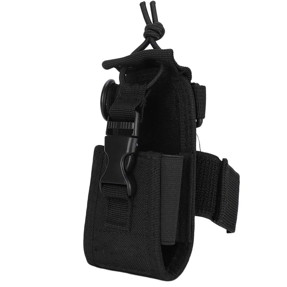 PUSOKEI Universal Radio Holster - Heavy Duty Arm Bag & Carry Pouch for UV5R, UV82, TYT UV5RA, Kenwood Walkie Talkies - Perfect for Security Guards, Construction Workers & Outdoor Enthusiasts