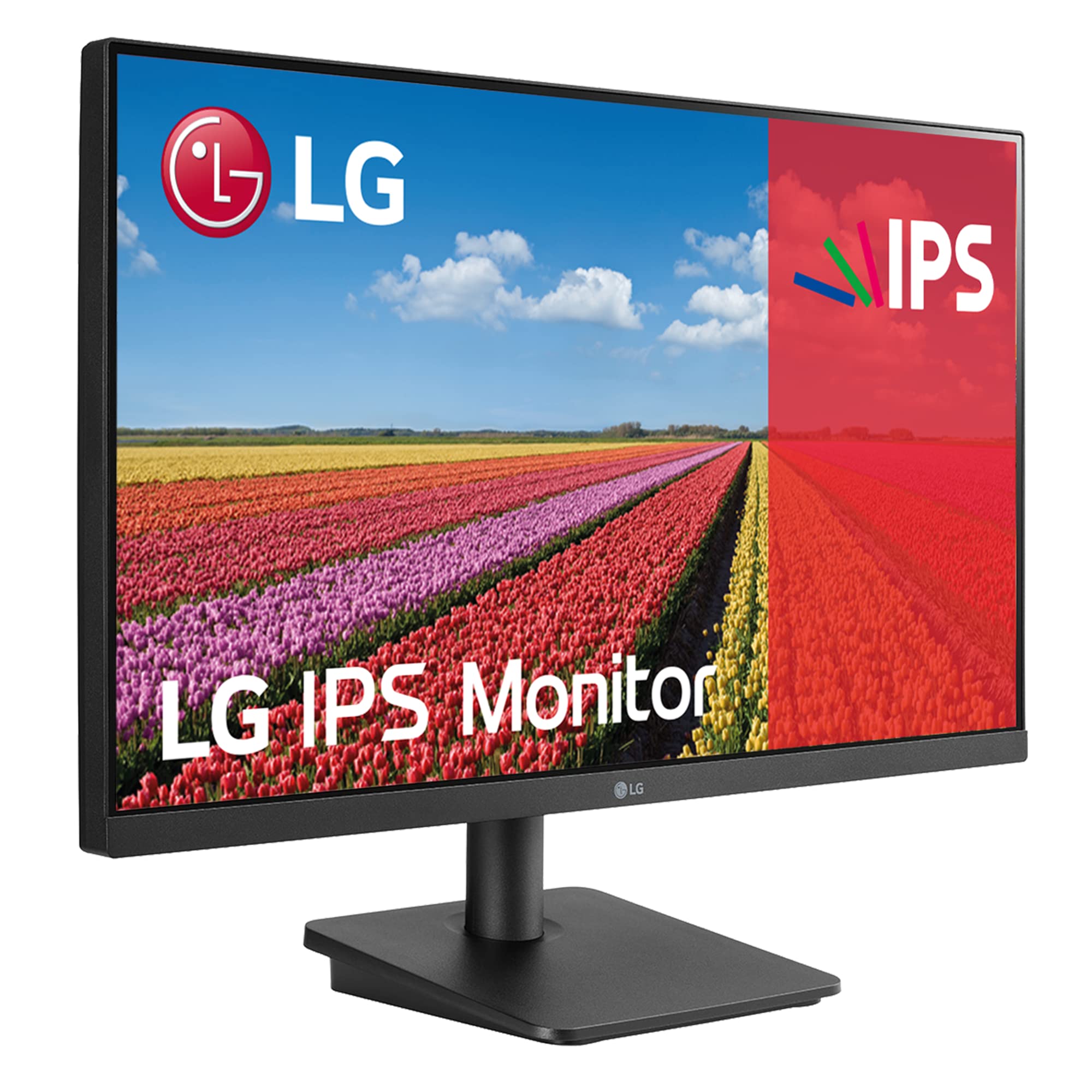 LG 24MP400-B 24 Inch Full HD IPS Monitor with FreeSync & Reader Mode - Matte Black for Home Office, Gaming & Entertainment