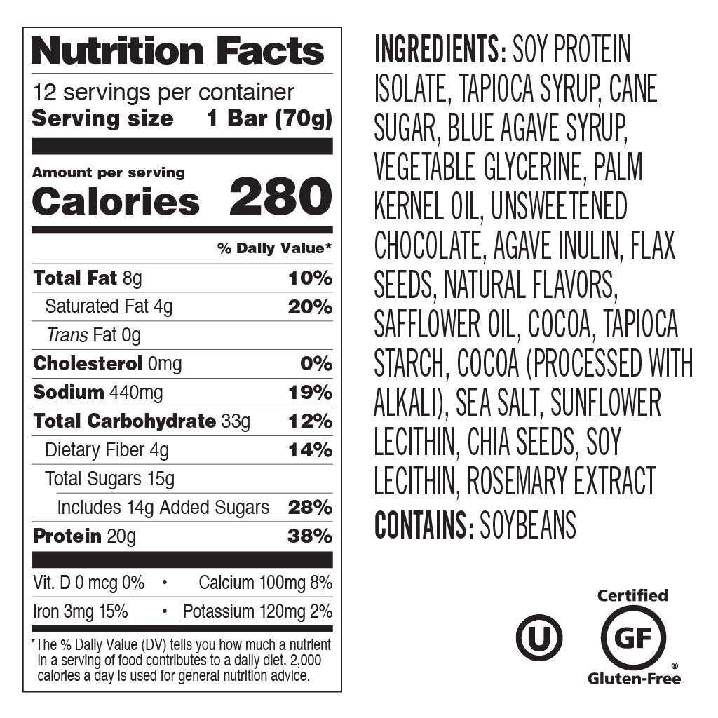 Organic Mint Chocolate Core Bar by Probar - 12 Pack (2.46 oz Each) | Gluten-Free Energy Snack for Hiking, Camping & On-The-Go Nutrition