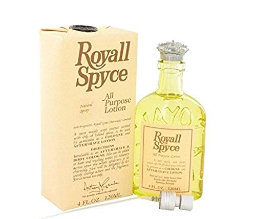 Royall Fragrances Royall Spyce Aftershave Lotion & Cologne for Men - 8 oz | Premium Scent for Post-Shave & Everyday Use | Classic Masculine Fragrance for Work & Special Occasions
