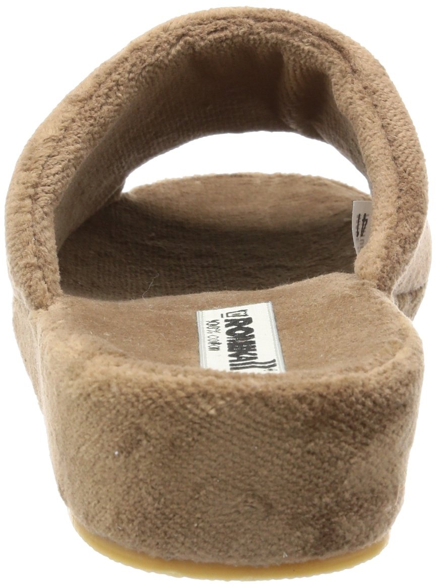 Romika Men's Comfortable Indoor/Outdoor Slippers - Soft Memory Foam House Shoes for Relaxation at Home, Lounging & Backyard Use