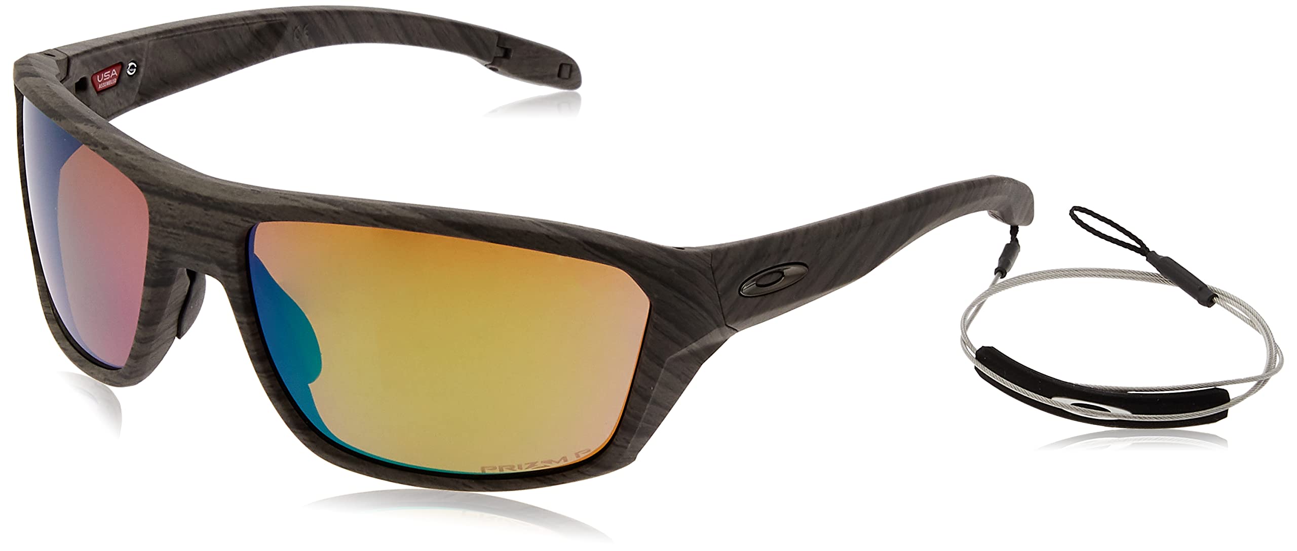 Oakley Men's OO9416 Split Shot Rectangular Polarized Sunglasses for Driving, Running & Outdoor Sports - UV Protection & Lightweight Design