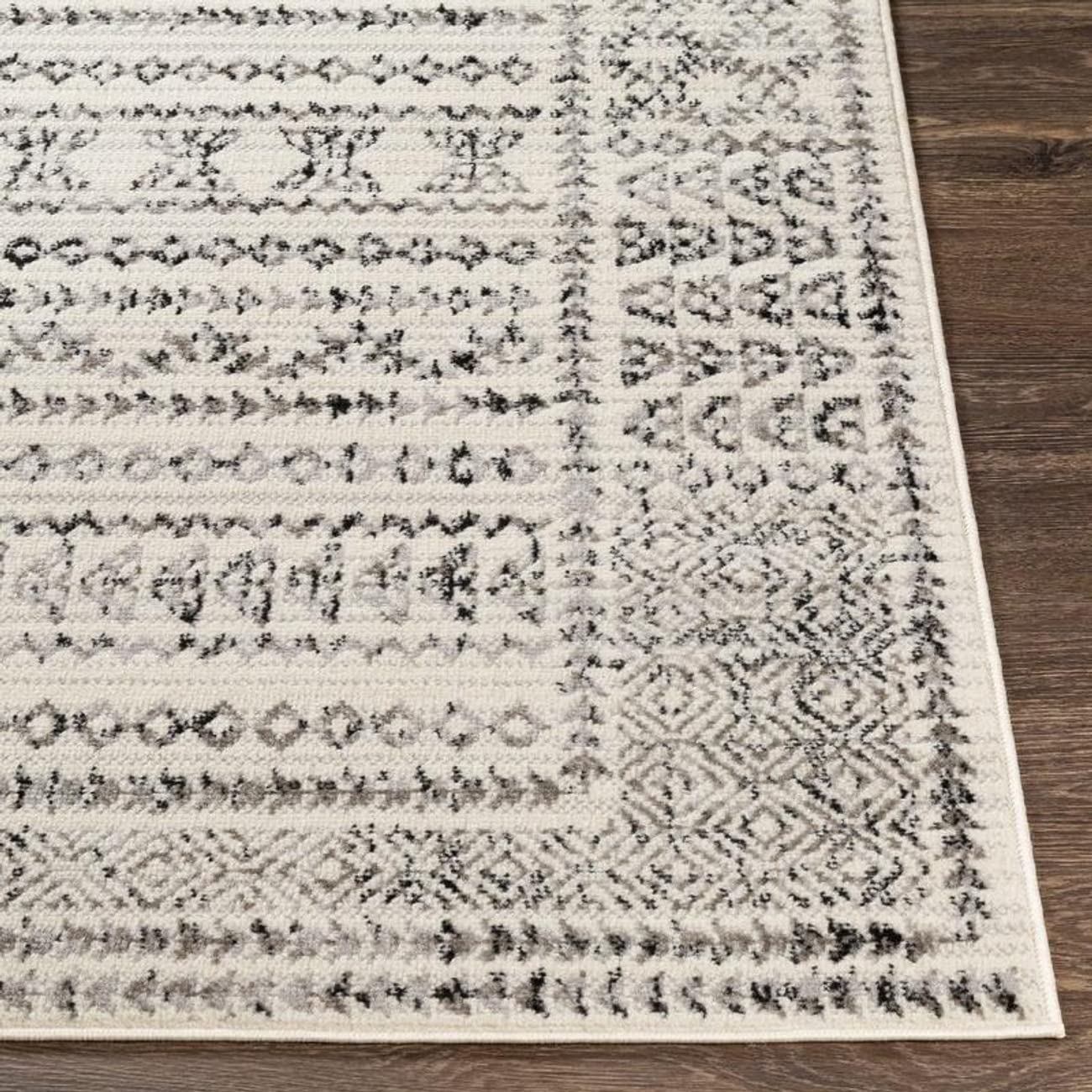 Mark&Day 6x9 Nederwoud Light Gray Area Rug - Soft Modern Carpet for Living Room, Bedroom, Kitchen - 6'7