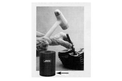 V-Twin 16-0321 Valve Guide Installer Tool - Shoulderless Design for Motorcycle Engine Repair - Perfect for Harley Davidson, Indian & Cruiser Bike Maintenance