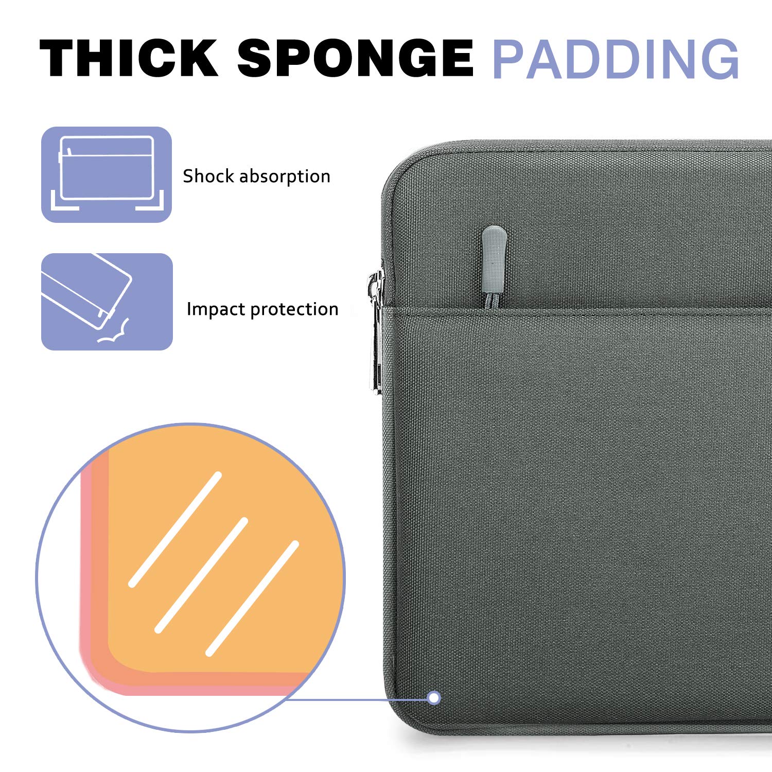 MoKo 11 Inch Tablet Sleeve Case - Protective Carrying Bag for iPad Air 5 10.9
