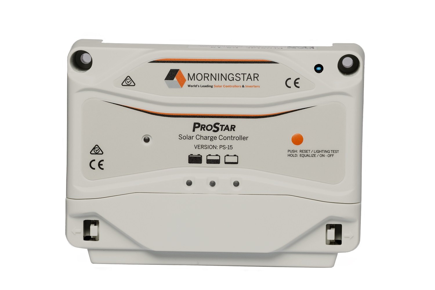 Morningstar PS-15 ProStar 15A MPPT Solar Charge Controller for RV, Boat, Off-Grid Systems - Efficient Solar Panel Battery Regulator for 12V/24V Systems