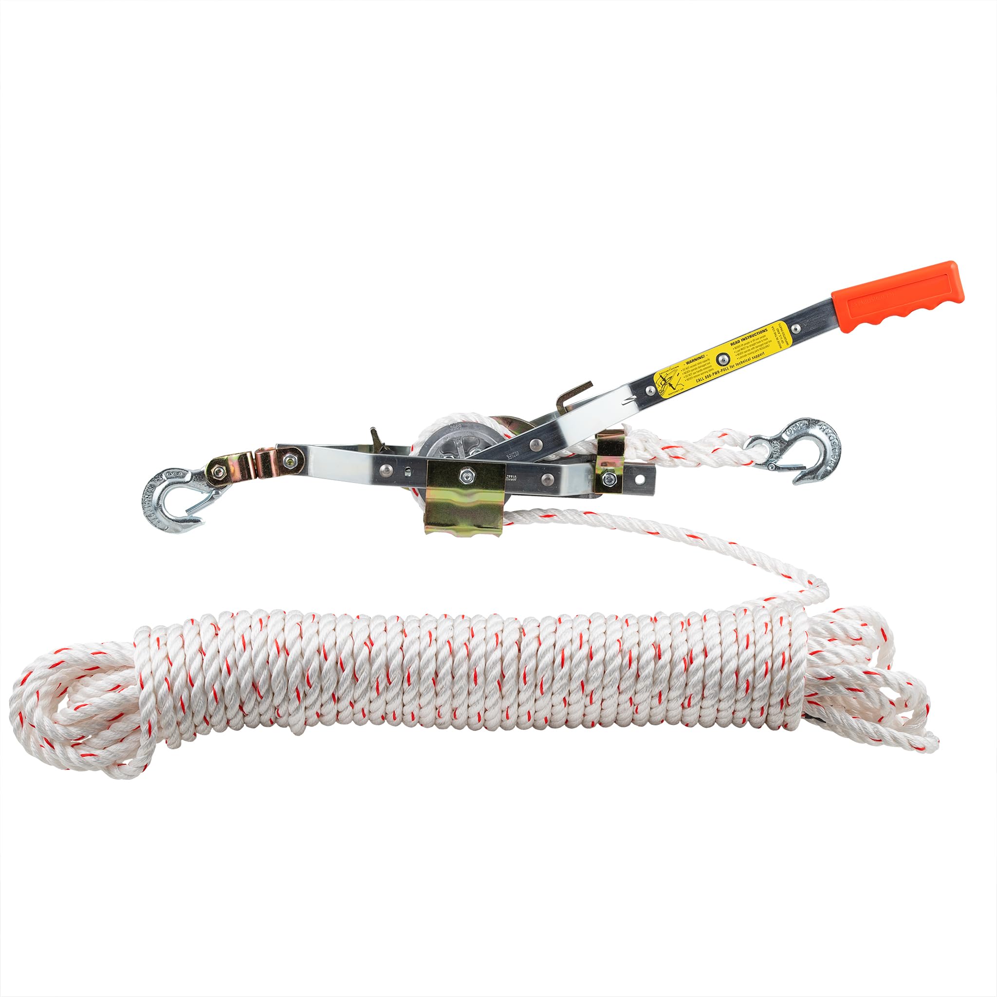Maasdam Pow'R Pull A-100 3/4 Ton Capacity Rope Puller with 100' of 1/2