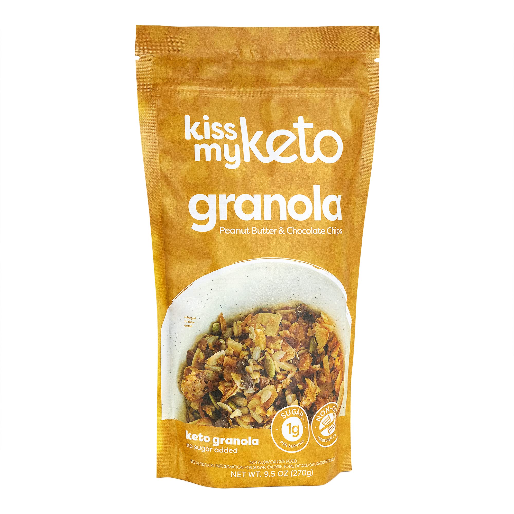 Keto Granola Cereal Low Carb Breakfast Snack - Salted Caramel, Pecan, Peanut Butter Chocolate & Strawberry Vanilla Variety Pack (4 Pack) | Perfect for Keto Diet, Weight Loss, Office Snacks & Healthy On-the-Go Breakfast