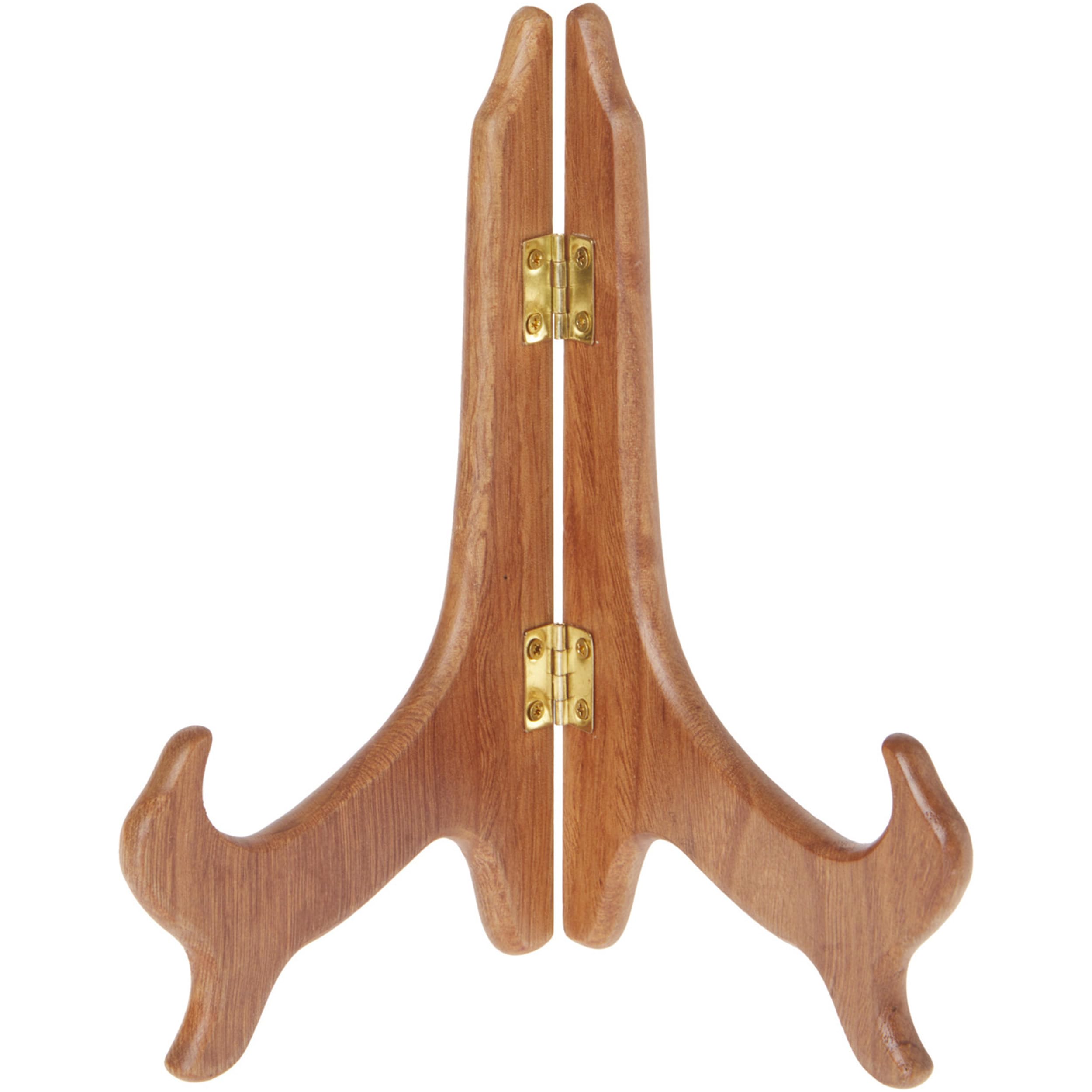 Bard's Hinged Wood Plate Stand - Medium Size 7