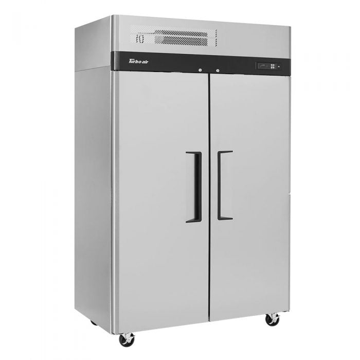 Turbo Air M3 Series 52 Inch Commercial Reach-In Refrigerator with 2 Solid Doors - Perfect for Restaurants, Cafes, and Catering Businesses