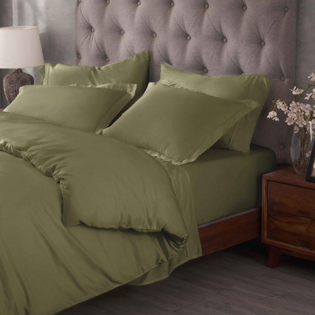 Premium Egyptian Cotton 400 Thread Count Duvet Cover Set - Ultra Soft & Breathable Bedding for Luxury Hotels & Master Bedrooms