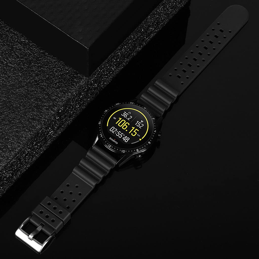 20mm 22mm 24mm Quick Release Silicone Watch Bands for Men & Women - Durable Rubber Replacement Straps for Apple Watch, Samsung, Fitbit (Ideal for Sports, Workouts & Everyday Wear)