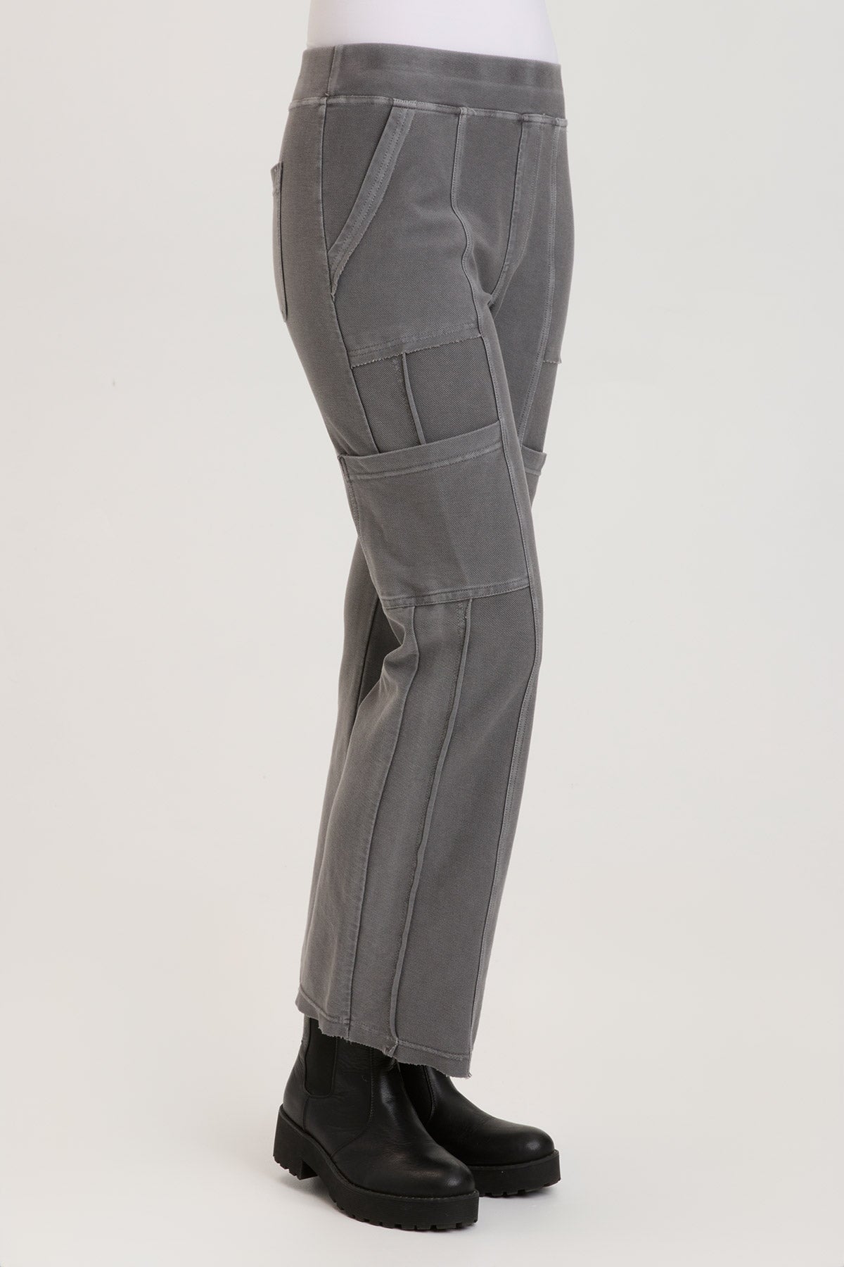 Kiah Flare Pants for Women - High Waisted Wide Leg Trousers in Smokehouse Pigment | Casual & Office Wear | Perfect for Work, Dates & Everyday Outfits