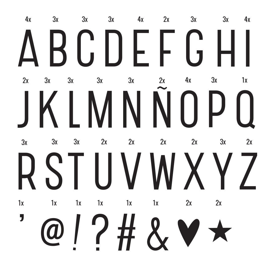 A Little Lovely Company Lightbox Letter Set - Customizable LED Message Board for Home Decor, Parties & Events - Perfect for Bedroom, Wedding, Birthday Celebrations