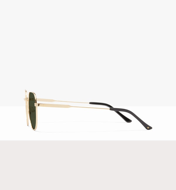 Stylish Polarized Offset Sunglasses for Men & Women - UV Protection, Trendy Aviator Style - Perfect for Driving, Beach, and Outdoor Activities