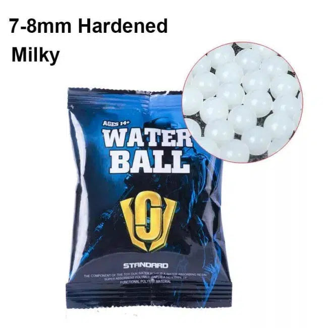 10,000 PCS 7-8mm Hardened Gel Water Beads for Kids Sensory Play, Stress Relief, and Home Decoration