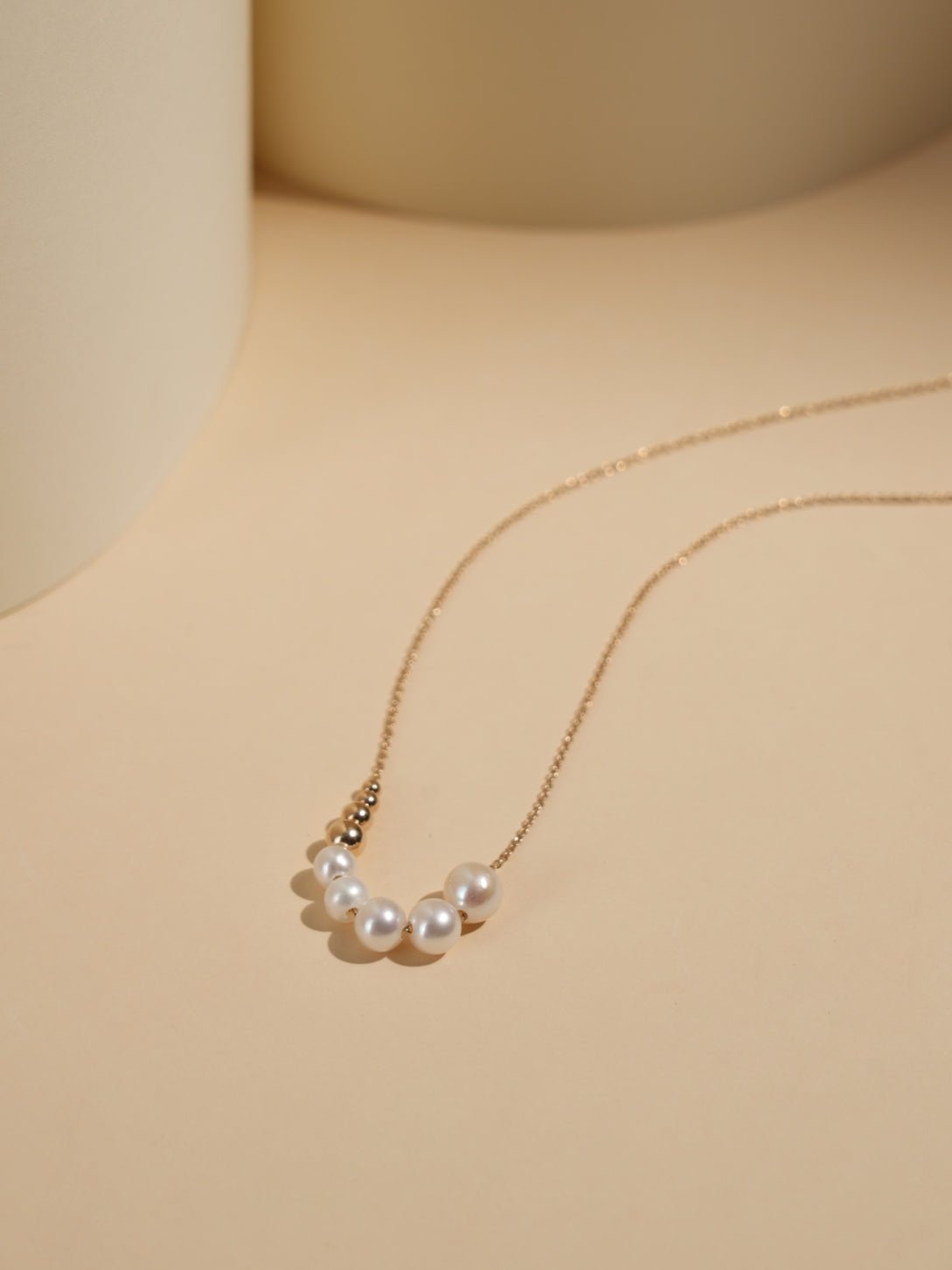 COCOKIM Embellished Gold Gradient Beaded Necklace for Women - Elegant Layered Statement Jewelry for Parties, Weddings & Special Occasions