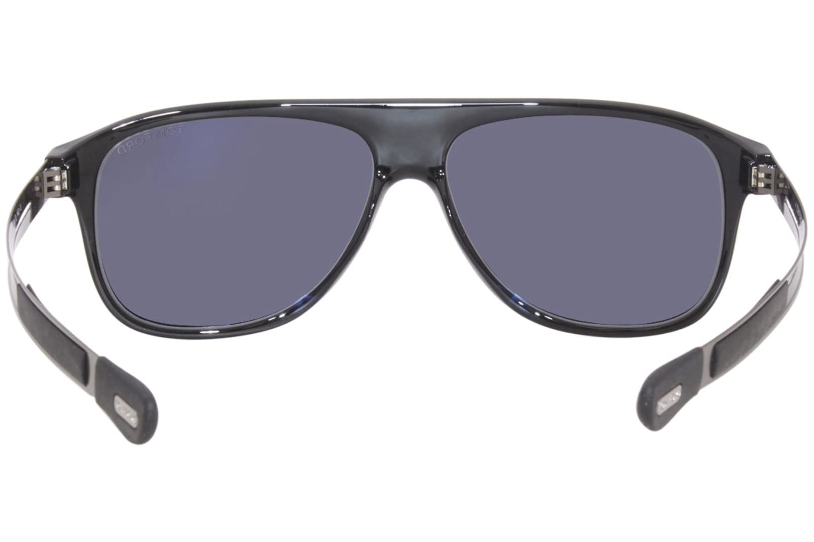 Tom Ford FT 0880 Todd 01A Sunglasses - Shiny Black Frame with Smoke Lenses for Men | UV Protection & Polarized | Perfect for Driving, Beach & Outdoor Activities