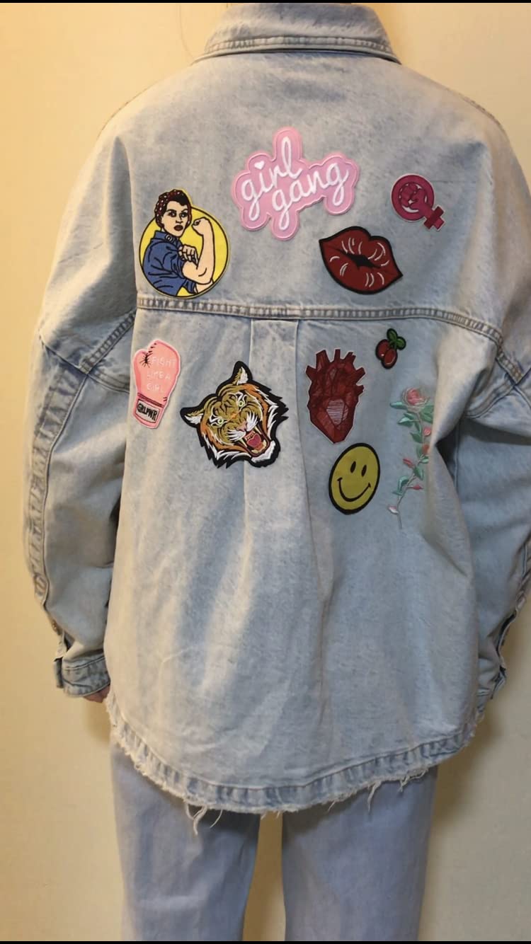 Cute Girl Gang High Maintenance Embroidered Iron-On Patch for Jackets, Bags & DIY Crafts - Fun Fashion Accessory for Teens & Women