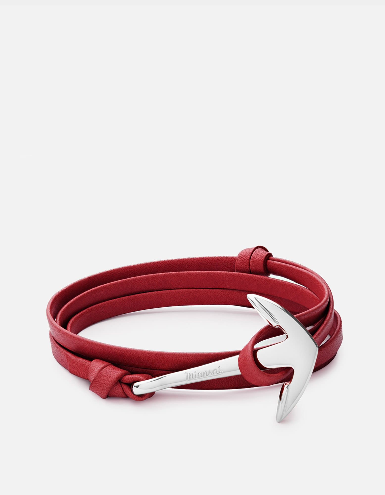 Anchor Leather Bracelet for Men & Women - Genuine Leather & Sterling Silver Adjustable Wrap Bracelet - Perfect for Casual Wear, Gifts & Everyday Fashion Accessories
