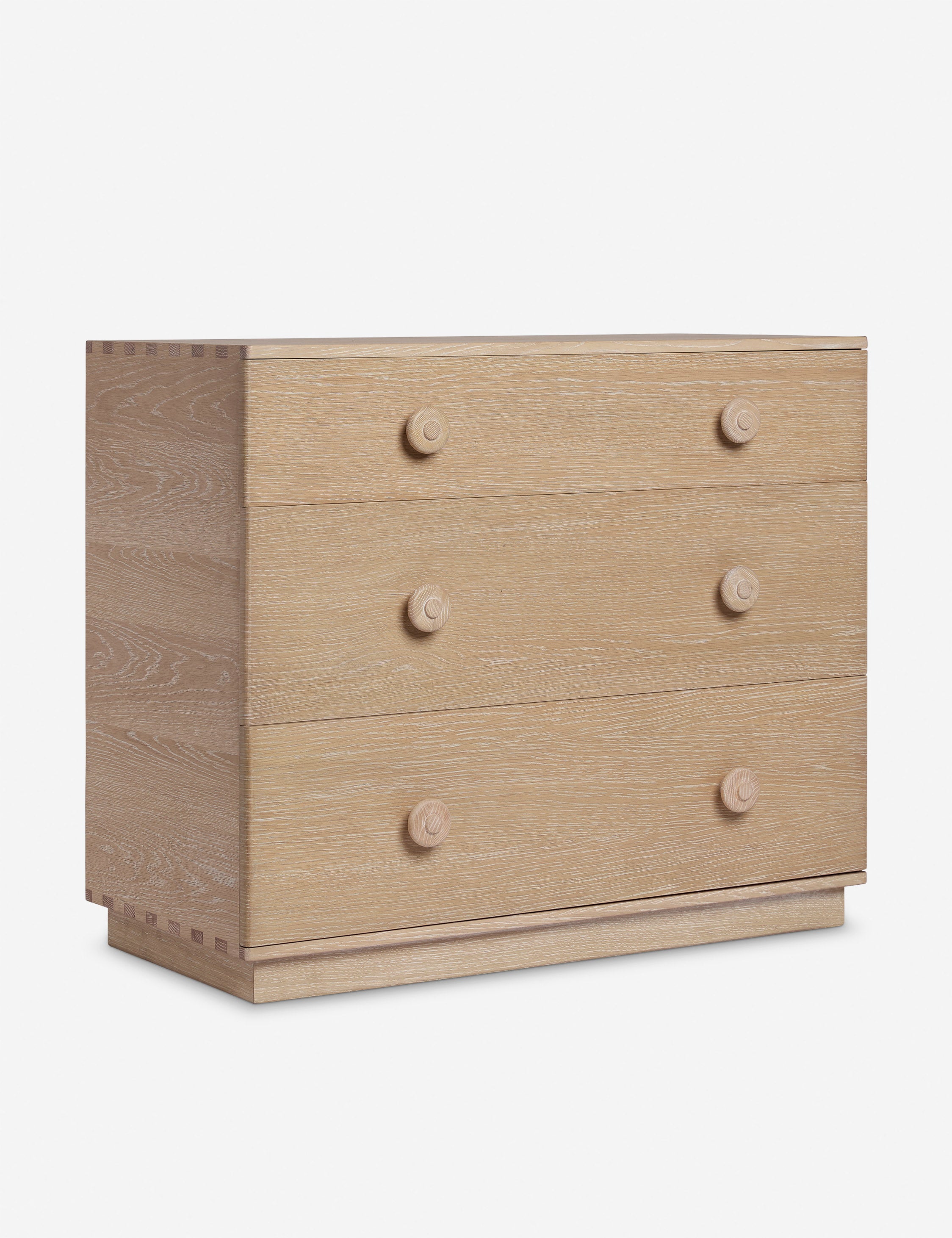 Pickford 3 Drawer Dresser - Wooden Chest of Drawers for Bedroom Storage & Organization | Perfect for Clothes, Accessories & Home Decor